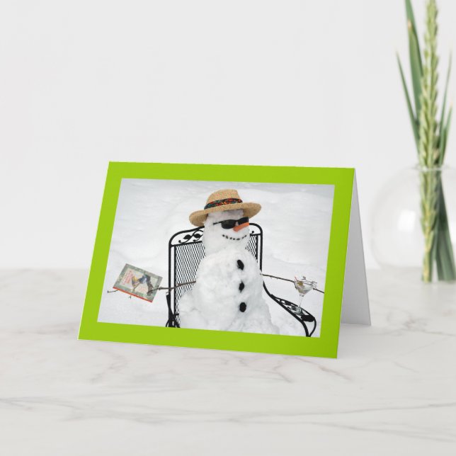 Snowman Holiday Dreams (Front)