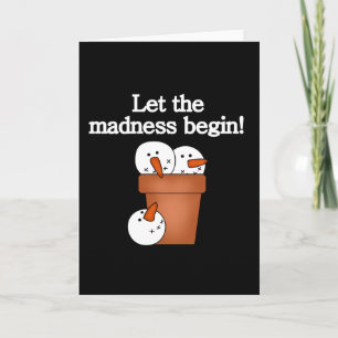 Snowman Holiday Madness T-shirts and Gifts