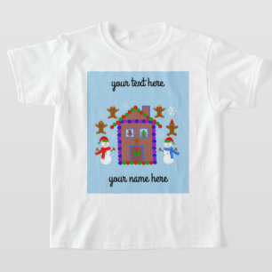 Snowman & House #3 T-Shirt 
