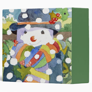 Snowman in snow 2011 binder