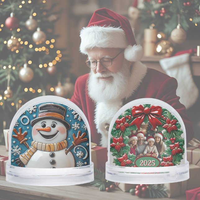 Snowman in Snow Customizable  Snowglobe (Creator Uploaded)