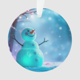 Snowman in Winter Wonderland Ornament