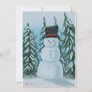 Snowman  invitation