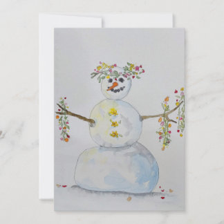 snowman invitation