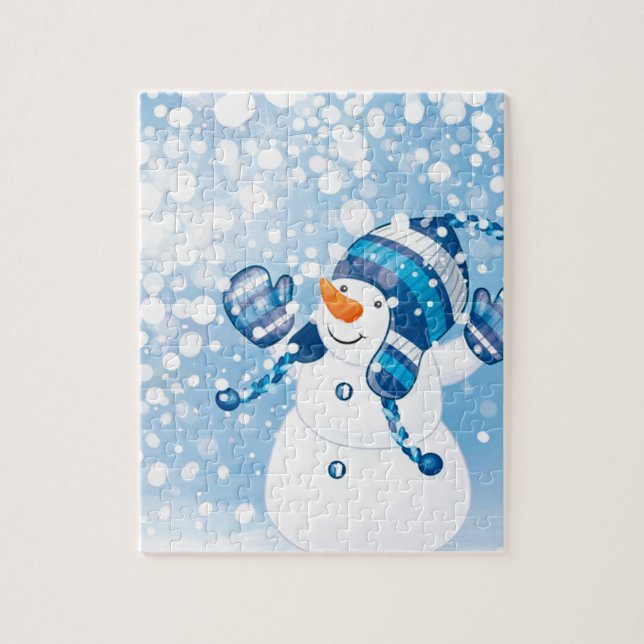 Snowman Jigsaw Puzzle (Vertical)