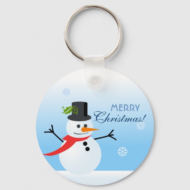 Snowman Keychain (Front)