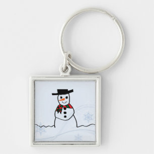 Snowman Keychain