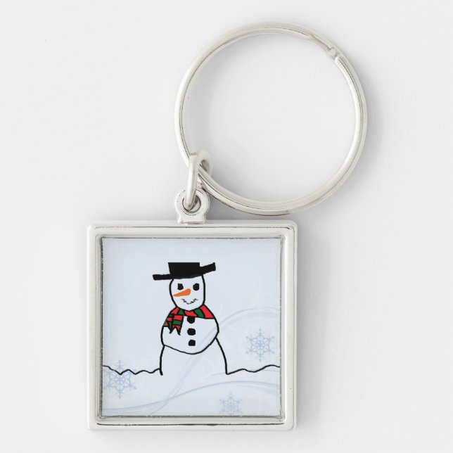 Snowman Keychain (Front)