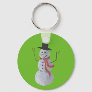 Snowman Keychain