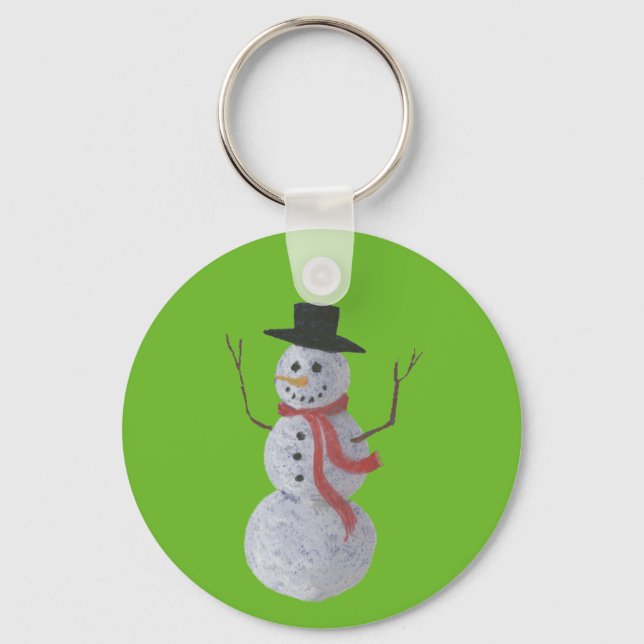 Snowman Keychain (Front)