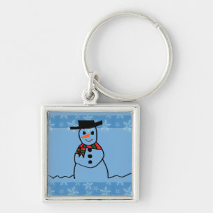 Snowman Keychain