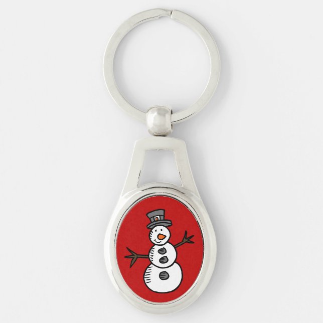 Snowman Keychain (Front)