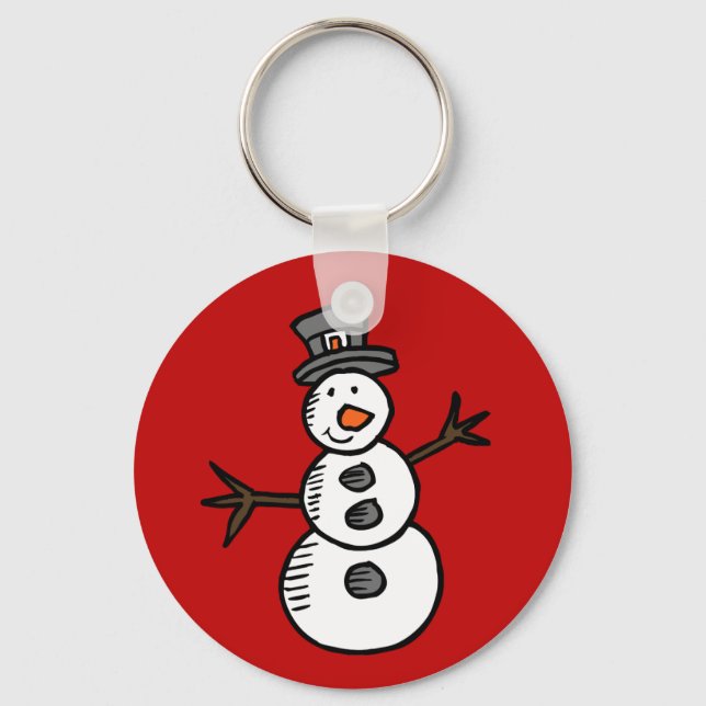 Snowman Keychain (Front)