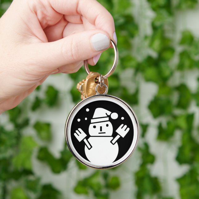 Snowman Keychain (Hand)