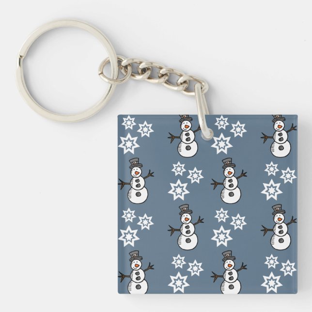 Snowman Keychain (Front)