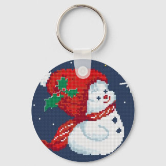 Snowman Keychain