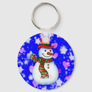 Snowman Keychain