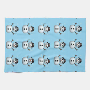 Snowman Kitchen Towel