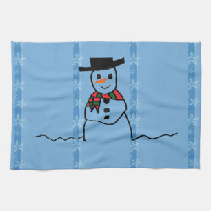 Snowman Kitchen Towel