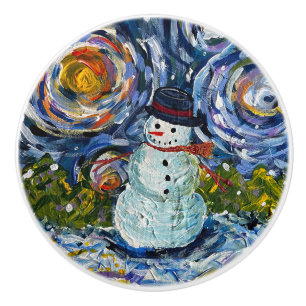 Snowman Knob Pull