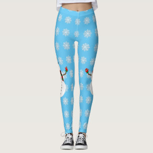 snowman leggings