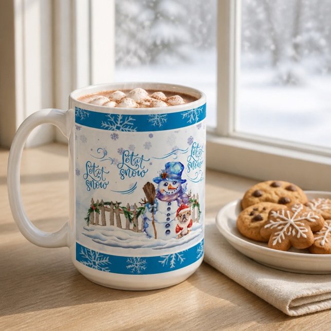 Snowman | Let it Snow Coffee Mug (Creator Uploaded)