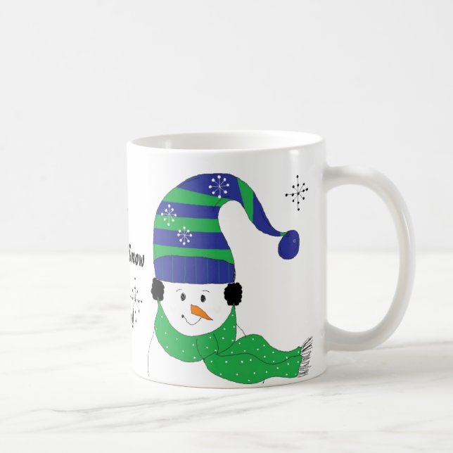 Snowman Let it Snow Coffee Mug (Right)