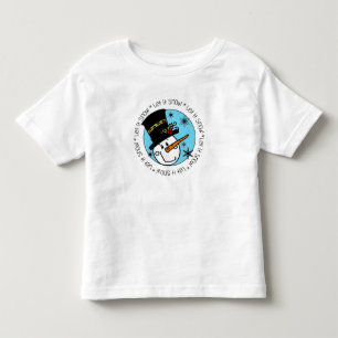 Snowman Let It Snow Toddler T-shirt