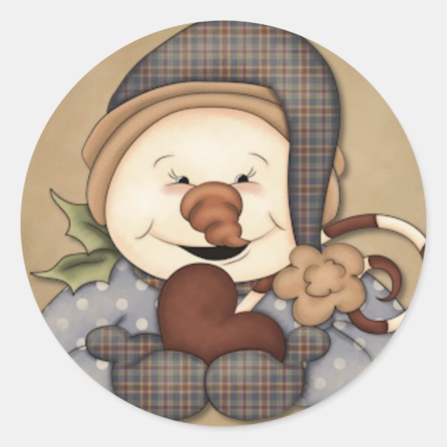 Snowman Love Stickers (Front)