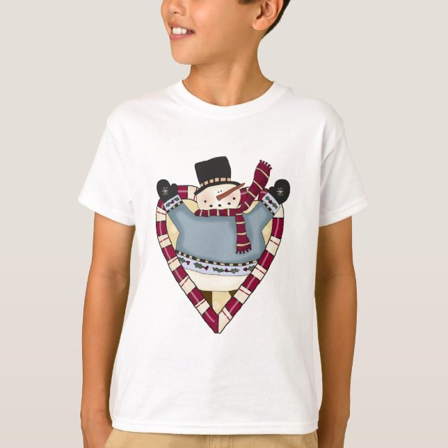 Snowman Love T-shirts and Gifts (Front)