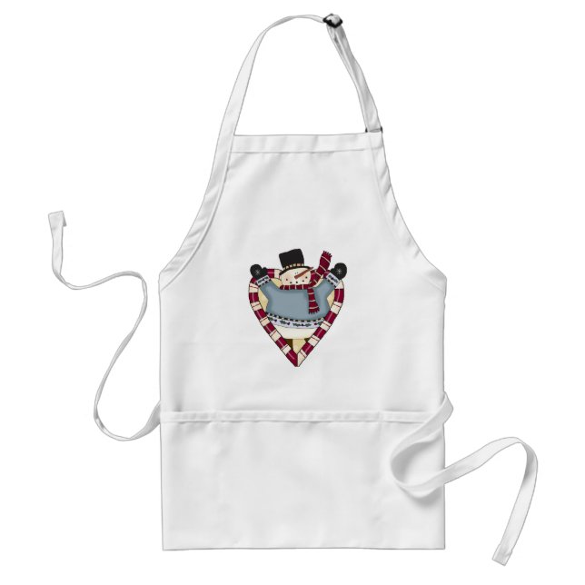 Snowman Love T-shirts and Gifts Standard Apron (Front)