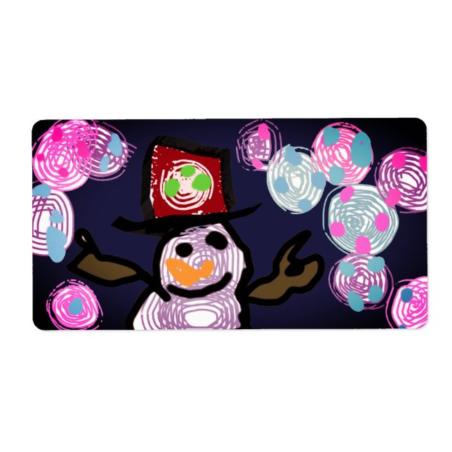 Snowman lovey (Front)