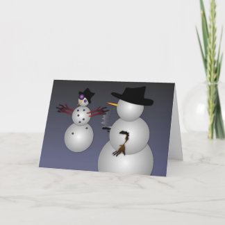 Snowman Mafia Holiday Card