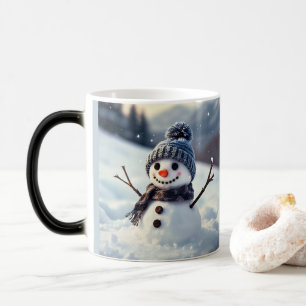 Snowman magic mug