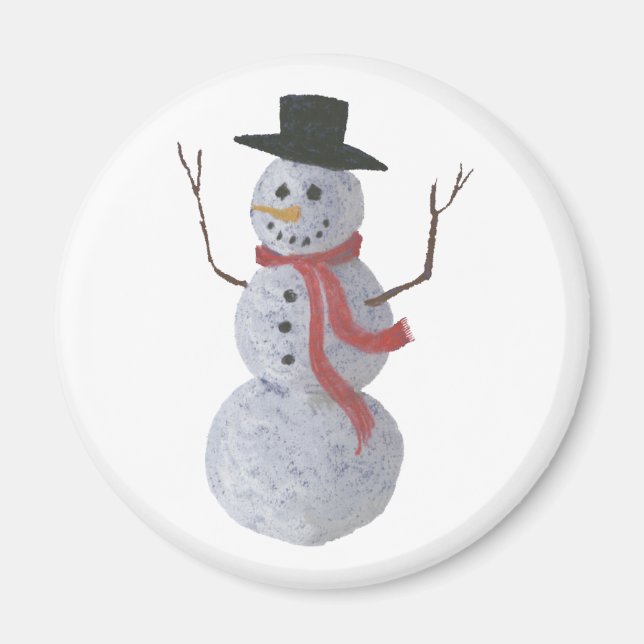 Snowman Magnet (Front)