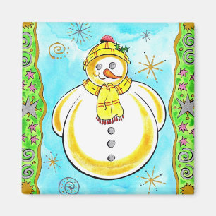 Snowman Magnet
