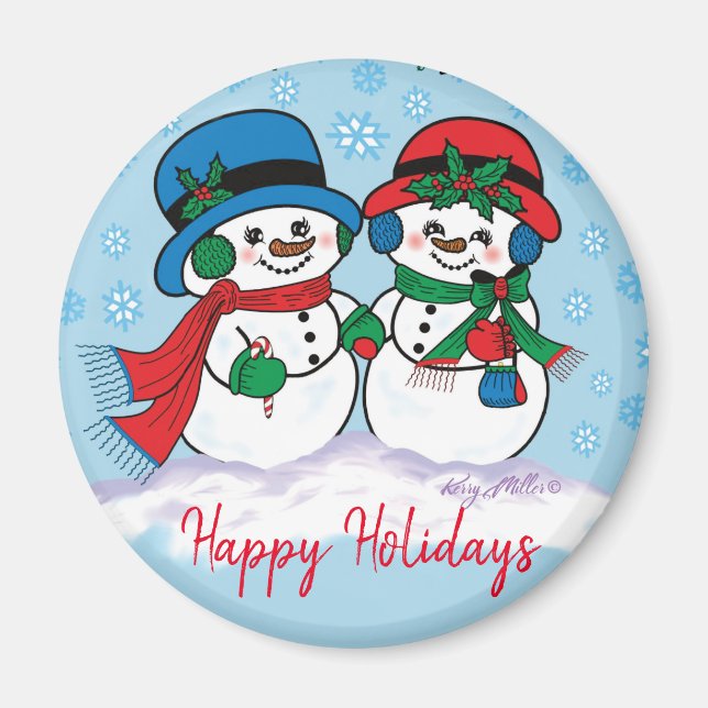 Snowman Magnet (Front)
