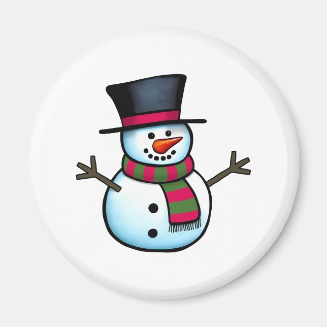 Snowman Magnet (Front)