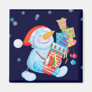 Snowman Magnet for Gifts