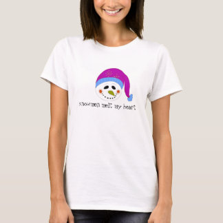 Snowman Melt My Heart T-Shirt