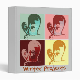 Snowman Mittens Binder