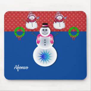 Snowman Mouse Pad