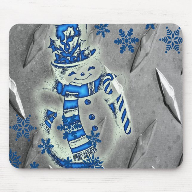 Snowman Mouse Pad (Front)