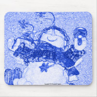Snowman Mousepad