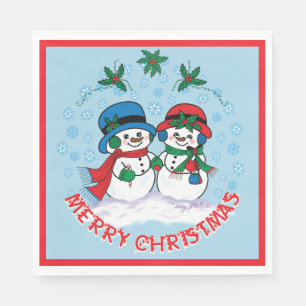 Snowman Napkin