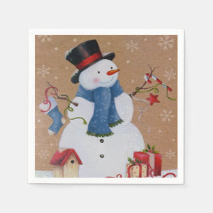 Snowman Napkin
