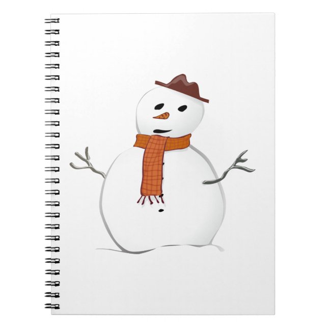 Snowman Notebook (Front)