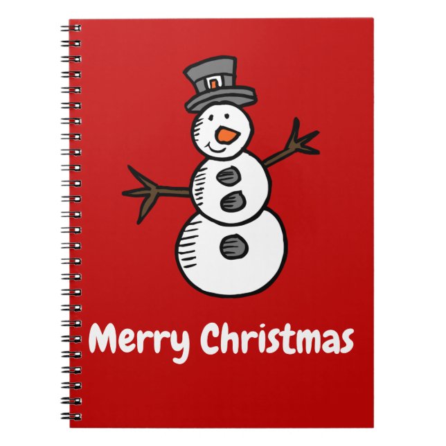Snowman Notebook (Front)