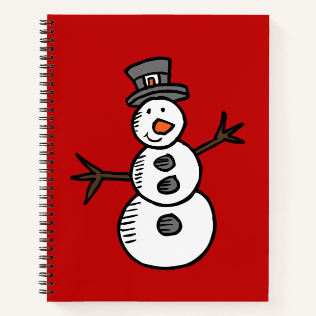 Snowman Notebook (Front)