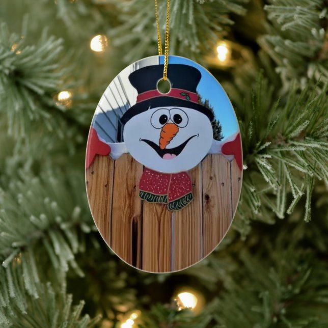 **SNOWMAN** ORNEMENT DE NOËL (Arbre)